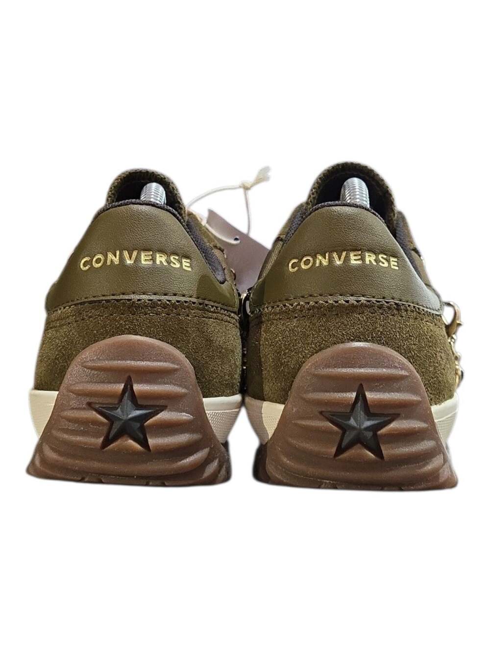 Converse Run Star Trainer Charms Surplus Olive Low Top Sneakers M 9 W 10.5 - Picture 4 of 9